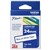 BROTHER TZE253 LAMINATED LABELLING TAPE 24MM BLUE ON WHITE