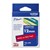 BROTHER TZE435 LAMINATED LABELLING TAPE 12MM WHITE ON RED