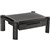 BRATECK HEIGHT ADJUSTABLE MONITOR RISER WITH DRAWER BLACK