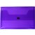 FOLDERMATE DOCUMENT WALLET POP GEAR PP HOOK AND LOOP CLOSURE FOOLSCAP PURPLE