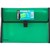 FOLDERMATE POP GEAR EXPANDING FILE 13 POCKET BUCKLE CLOSURE A4 GREEN