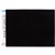 BANTEX DISPLAY BOOK NONREFILLABLE LANDSCAPE SPINE INSERT 20 POCKET A3 BLACK