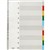 BANTEX PP INDEX DIVIDER 110 TAB PORTRAIT A3 COLOURED
