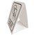 DURUS TENT STAND SIGN TAP AND GO 100 X 150MM BLACKWHITE