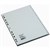 BANTEX PP INDEX DIVIDER 1100 TAB A4 GREY