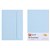 QUILL C6 COLOURED ENVELOPES PLAINFACE STRIP SEAL 80GSM 114 X 162MM POWDER BLUE PACK 25