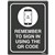 DURUS WALL SIGN QR CODE CHARCOAL  WHITE