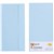 QUILL DL COLOURED ENVELOPES PLAINFACE STRIP SEAL 80GSM 110 X 220MM POWDER BLUE PACK 25