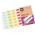 3L INDEX TAB 12 X 25MM ASSORTED PACK 72