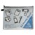 COLBY HANDY POUCH PENCIL CASE ZIP CLOSURE A4 BLACK