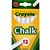 CRAYOLA CHALK WHITE PACK 12