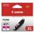 CANON CLI651XLM INK CARTRIDGE HIGH YIELD MAGENTA