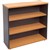 RAPID WORKER BOOKCASE 3 SHELF 900 X 315 X 900MM BEECHIRONSTONE