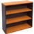 RAPID WORKER BOOKCASE 3 SHELF 900 X 315 X 900MM CHERRYIRONSTONE