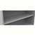 RAPID VIBE BOOKCASE SHELF 900 X 300 X 25MM GREY