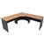 RAPID WORKER CORNER WORKSTATION COMPLETE 1800 X 1800 X 750MM BEECHIRONSTONE
