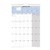 DEBDEN 2022 WALL CALENDAR MONTH TO VIEW 300 X 432MM