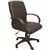 RAPIDLINE CL610 EXECUTIVE CHAIR MEDIUM BACK ARMS PU BLACK