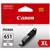 CANON CLI651XL INK CARTRIDGE HIGH YIELD GREY