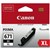CANON CLI671XL INK CARTRIDGE HIGH YIELD BLACK
