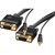COMSOL VGA AND AUDIO CABLE 15 PIN MALE TO MALE AND 35MM AUDIO PLUG 3M BLACK