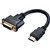 COMSOL DISPLAYPORT ADAPTER HDMI MALE TO DVID SINGLE LINK FEMALE 200MM BLACK