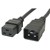 COMSOL POWER EXTENSION CABLE IECC19 FEMALE TO IECC20 MALE 15A 3M BLACK