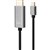 KLIK MINI DISPLAYPORT CABLE MALE TO HDMI MALE 2M BLACKSILVER