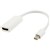 COMSOL MINI DISPLAYPORT MALE TO DISPLAYPORT FEMALE ADAPTER 200MM WHITE