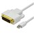 COMSOL MINI DISPLAYPORT MALE TO DVID SINGLE LINK MALE CABLE 1M