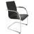 RAPIDLINE COMFO VISITORS CHAIR CHROME FRAME CANTILEVER BASE BLACK