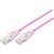 COMSOL ULTRA THIN SNAGLESS PATCH CABLE CAT6A 10GBE UTP 3M PINK