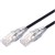 COMSOL ULTRA THIN SNAGLESS PATCH CABLE CAT6A 10GBE UTP 3M BLACK