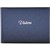 CUMBERLAND VISITORS BOOK PU COVER WITH SILVER FOIL PRINT 112 PAGE 265 X 195MM DARK BLUE