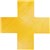DURABLE FLOOR MARKING SHAPE CROSS PACK 10