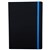 CUMBERLAND NOTEBOOK PU COVER WITH ELASTIC CLOSURE 72 LEAF A5 BLACK