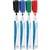 INITIATIVE WHITEBOARD MARKERS BULLET 2MM ASSORTED WALLET 4