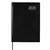 CUMBERLAND 2022 CASEBOUND DIARY 2 PAGE TO DAY 15 MINUTE A4 BLACK