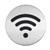 DURABLE PICTOGRAM SIGN WIFI 83MM STAINLESS STEEL