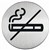 DURABLE PICTOGRAM SIGN NO SMOKING 83MM STAINLESS STEEL