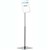 DURABLE DURAVIEW FLOOR STAND A4 SILVER
