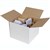 CUMBERLAND SHIPPING BOX 130 X 130 X 130MM WHITE