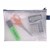 CUMBERLAND DATA WALLETPENCIL CASE MESH DESIGN ZIPPER CLOSURE 260 X 200MM