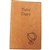 CUMBERLAND TRAVEL DIARY EMBOSSED PU COVER 170 X 100MM TAN