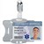 DURABLE BACTOCLEAN ID SECURITY PASS HOLDER GREY BOX 25