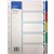 INITIATIVE DIVIDERS PP 5 TAB A4 ASSORTED COLOURS