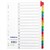 INITIATIVE INDEX DIVIDERS A4 AZ TAB COLOURED