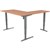 CONSET 50143 ELECTRIC HEIGHT ADJUSTABLE LSHAPED DESK 1800 X 800MM  1800 X 600MM BEECHSILVER