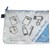 COLBY HANDY POUCH PENCIL CASE ZIP CLOSURE A5 BLUE