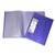 HARLEQUIN DISPLAY BOOK INSERT COVER NONREFILLABLE 10 POCKET A4 PURPLE